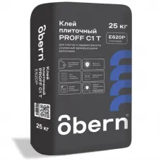 Obern Клей плиточный усиленный армирующими волокнами PROFF С1Т 5 кг