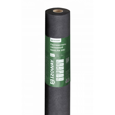 Izoway Геотекстиль Geo Lite 100 (1,6*25=40м2) Izoway Геотекстиль Geo Lite 100 (1,6*25=40м2)
