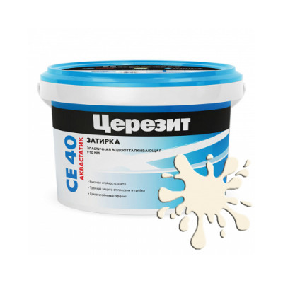 Ceresit Затирка №41 AQUASTATIC CE40 натура 2 кг