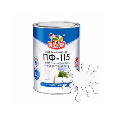 OLECOLOR Эмаль ПФ-115 белый 1,9 кг OLECOLOR Эмаль ПФ-115 белый 1,9 кг