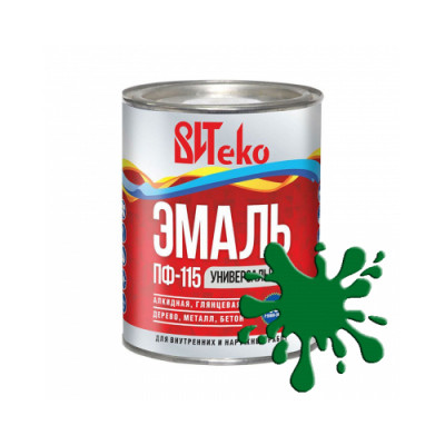 Витеко Эмаль ПФ-115 ярко-зеленая 2,6 кг Витеко Эмаль ПФ-115 ярко-зеленая 2,6 кг