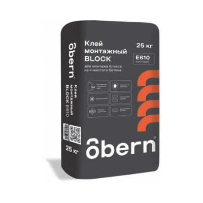 Obern Клей для блоков BLOCK 25 кг