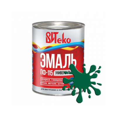 Витеко Эмаль ПФ-115 зеленая 1,8 кг Витеко Эмаль ПФ-115 зеленая 1,8 кг