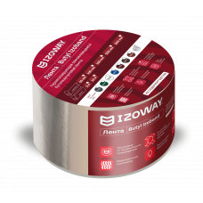 Izoway Герметизирующая лента IZOWAY 100мм*0,6мм (10п.м) Серебро 100мм*0,6мм (10п.м)