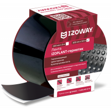 Izoway Монтажная лента IZOWAY Izoplant-герметик односторонняя герметизирующая самоклеящаяся, 100 мм * 10 м