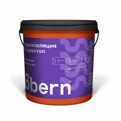 Obern GIDRO STOP Гидроизоляция  полиакриловая 5 л