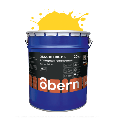 Obern Эмаль ПФ 115 желтая 20 кг