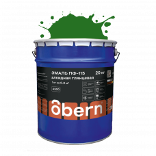 Obern Эмаль ПФ 115 зеленая 20 кг