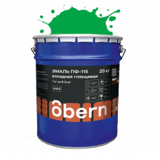 Obern Эмаль ПФ 115 ярко-зеленая 20 кг
