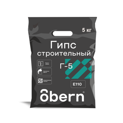 Obern Гипс белый 5 кг