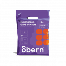 Obern Шпаклевка финишная GIPS FINISH OBERN 5кг (6/200)