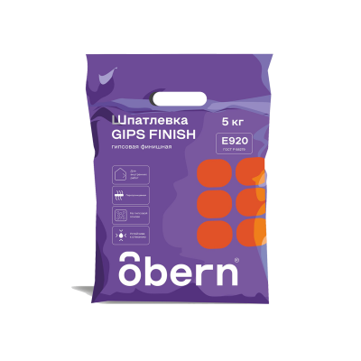 Obern Шпаклевка финишная GIPS FINISH OBERN 5кг (6/200)
